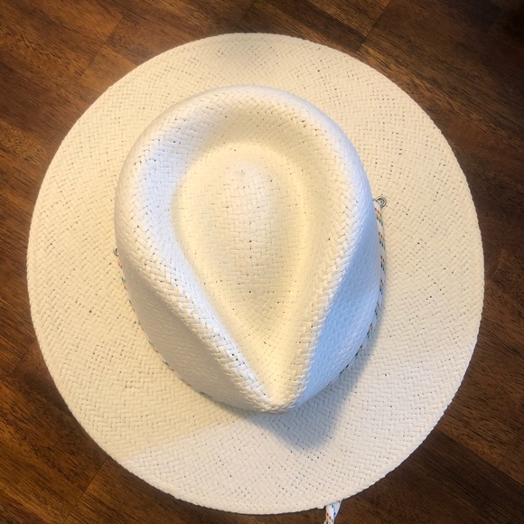 NWT Rag & Bone Womens Packable Rope Fedora Ivory - Picture 10 of 16